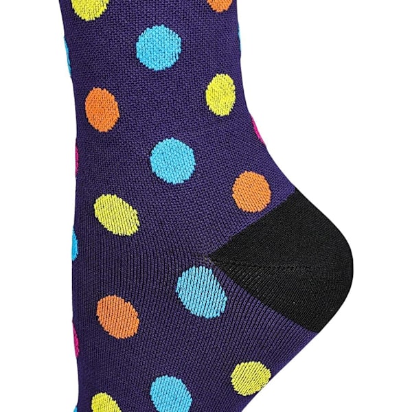 5 par kompresjonsstrømper, knähöga, stödstrumpor Mixed colors L/XL
