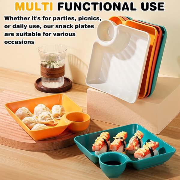 Forrettfat: Forrettboller og dippboller, chips, kopper, snackskåler med rom, serveringsskåler for snacks, snacks, nøtter,