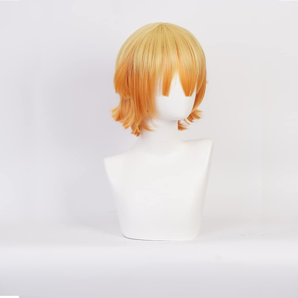 Anime Cosplay Paryk, Demon Slayer Paryk, Gratis Hårnet, Til Halloween, Fest, Karneval, Natteliv, Koncerter, Bryllupper, Fødselsdagsgave color 2