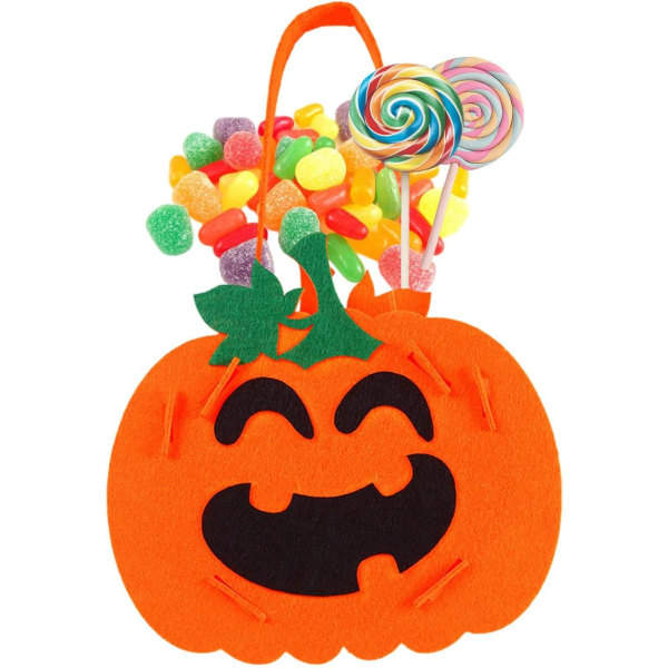 Halloween Candy Bag DIY - Horrible Halloween Theme Korg för godis - Lively Party Favors Craft Bag for Halloween Party, Kindergarten Play