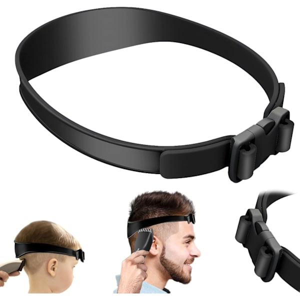 Hårklippningsguide, Hemmahårklippningsverktyg, Flexibelt Böjt Hårklippningsband, Silikon Böjt Hårklippningsband, Hårklippningsrem för Män