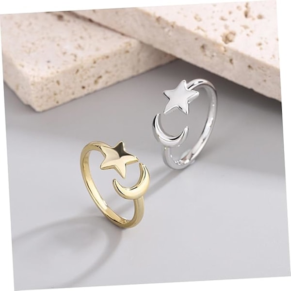 Stjerne Knuckle Ring Piger Ring Stjerne Ring Stjerne Ring Hypoallergeniske Ringe Kvinder Statement Ring Åben Ring