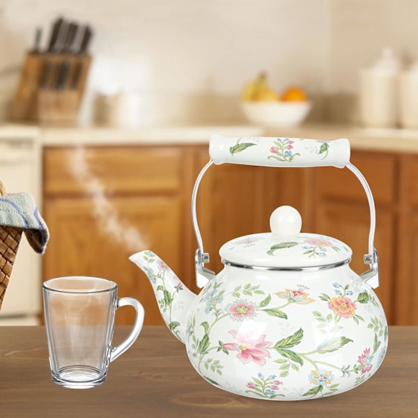 KettleVintage emaljeret tekande kaffekande med