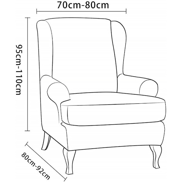 Fåtöljöverdrag Stretch Soffa Överdrag, Elastiskt Relax Soffa Överdrag