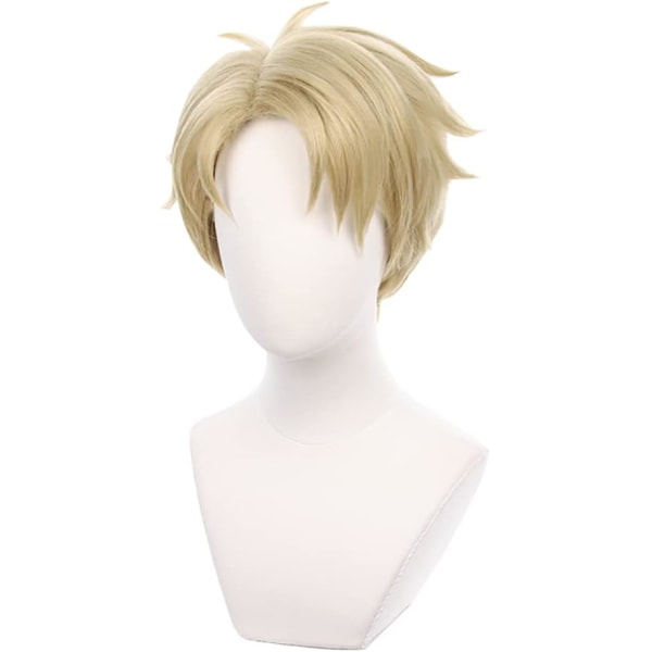Anime Cosplay Paryk Kort Blond Syntetisk Hår til Halloween Fest