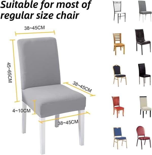 Set med 4 elastiske setetrekk, elastiske setetrekk er avtagbare soot