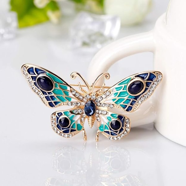 Perhonen Rinnaneula Palatsi Pin Retro Corsage Perhonen Rinnaneula Pin Naisille ja Tytöille