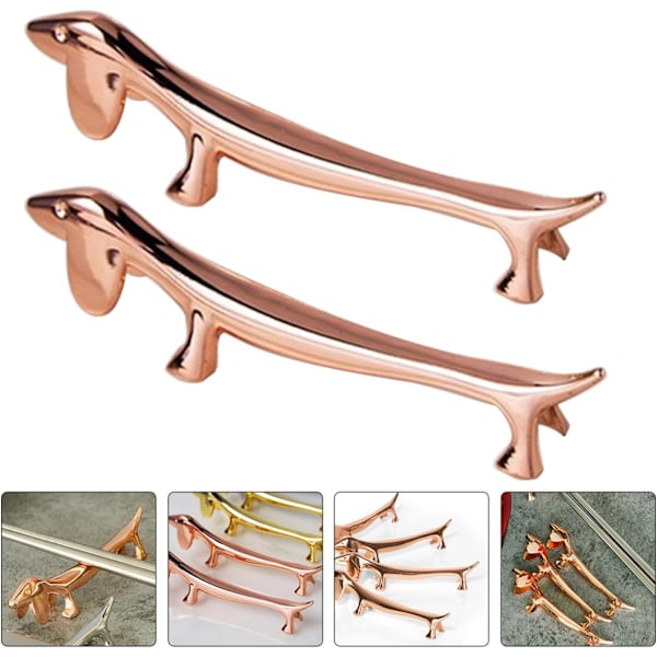 4 stk. Metal Chopsticks Holder Chopsticks Rack Keramisk Ske Cozinha Organizer Boligindretning Display Dekoration Dekorativ Desktop Gaffelholder Spisestue