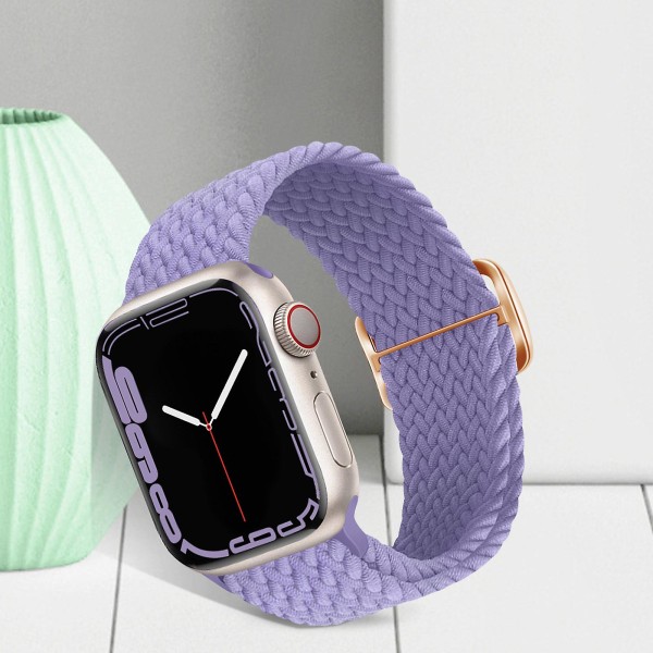 Rem til Apple Watch 49mm / 45mm / 44mm / 42mm Vevet Nylon Lavendel