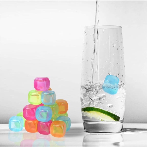 20st iskuber Plast Assorted Multicolour Återanvändbara bitar
