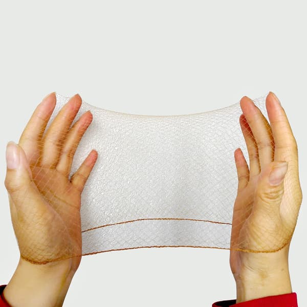50 st hårsnät för bulle osynligt elastiskt nät 20 tum 50 cm (bulkförpackning, ljusbrun)