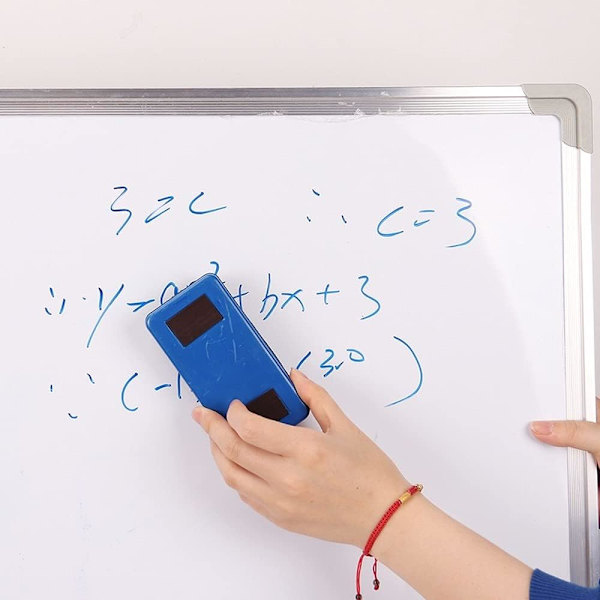 1 stk magnetisk whiteboard viskelær gjenbrukbar plast markør whiteboard viskelær