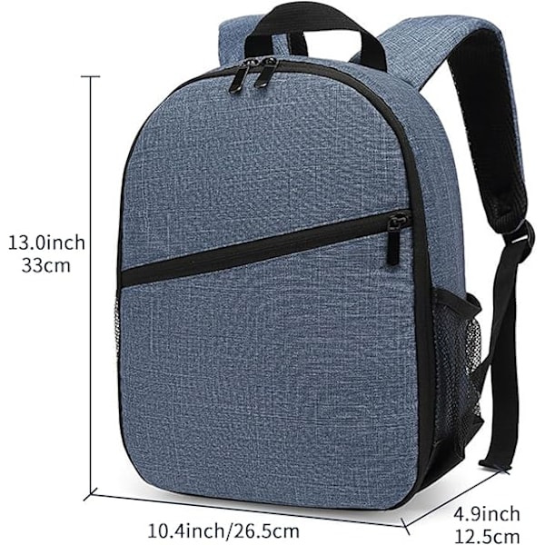 Pieni kamerareppu peilittömälle kameralle, ulkoilmamatkailuun, valokuvaus, unisex-kamerakotelo, yhteensopiva Sony/Canon/Nikon/Fuji