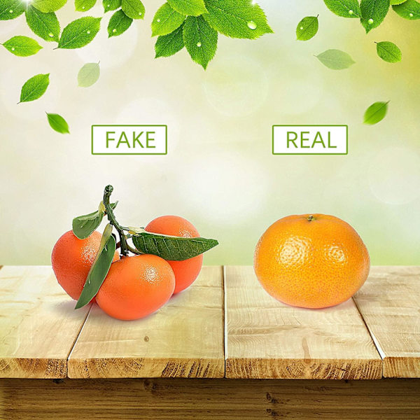 Falske mini mandarin appelsiner kunstig frukt simulering falsk naturtro for hjem fest kjøkken festival dekorasjon 3 stk