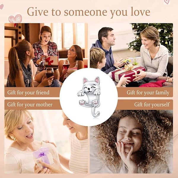 Hvide Kobber Cubic Zirconia Vedhæng Charms til Armbånd color 2