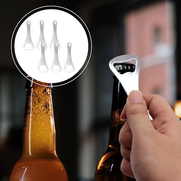 Flaskeåbnere, Bar Blade Øl Flaskeåbner Corkscrew Magnetisk Bartender Flaskeåbner 6PCS