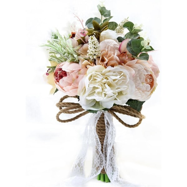 Wedding Romantic Bouquet Bride Bride Bride Bouquet Bridesmaid Bouquet Artificial Flower Valentine's Day Banquet Party Church