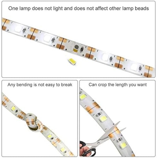 Led speil lys, Led forfengelighet lys stripe, dimbar, egnet for sminke speil 0.5 meters