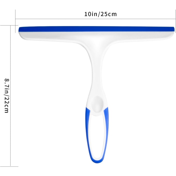 2 st Squeegee, Multifunktionell Duschglas Gummiskrapor, Fönsterglasrengörare