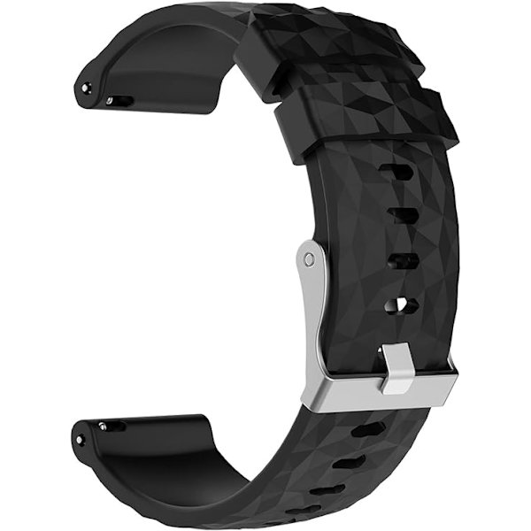 Kompatibel med Strap kompatibel med Suunto 9/7 / D5i / TRAVERSE/Spartan Sport Watch Band, Erstatningsjusterbar armbånd Silikon Sportsrem