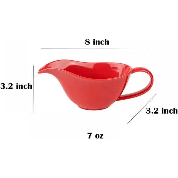 Klassisk porselen enkel å helle sausbåt fløtesaus mugge. 7 oz