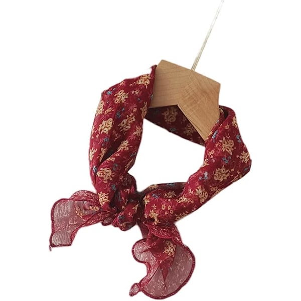 Sjal dam chiffong georgette sjal i enfärgade färger Halsdukar & Sjalar red wine