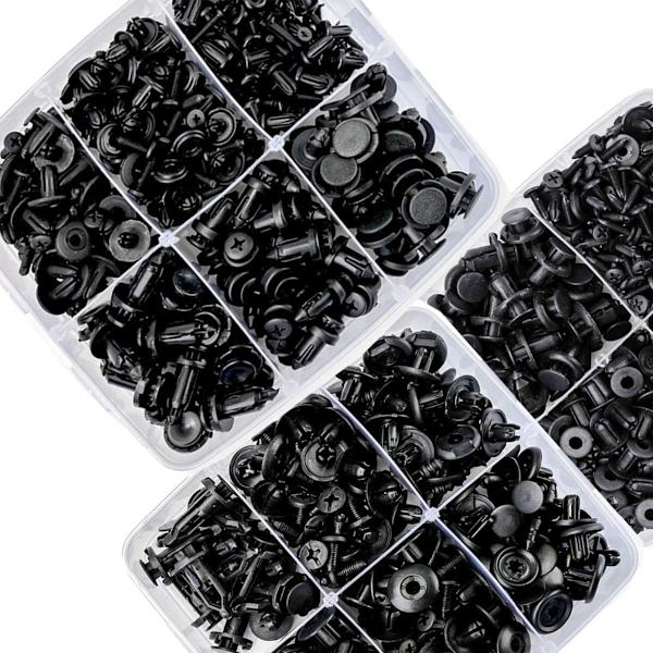 620 st Car Retainer Clips Plastfästen Kit Fender Rivet Clips 16 Mest Populära Storlekar Auto Push Pin Rivets Set