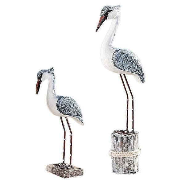 2 st Bedårande Trämås Ornament Skrivbordsprydnad för Heminredning