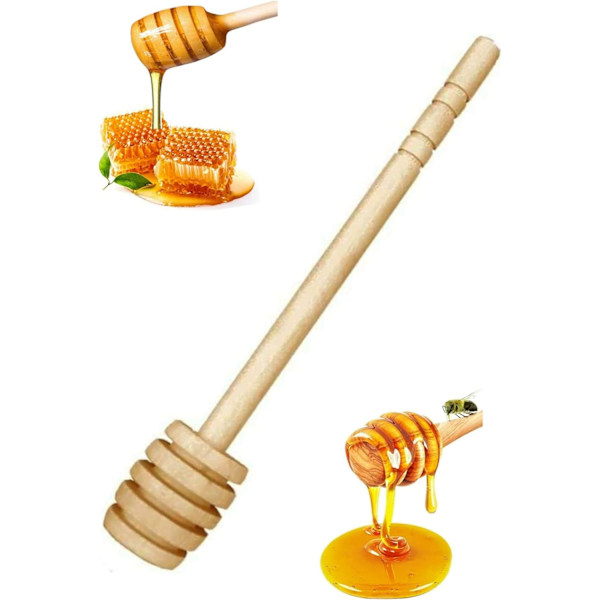 Honning Træpind Honning Dipper Honeycomb Stick Charcuterie Redskaber Honningske Honning Omrører