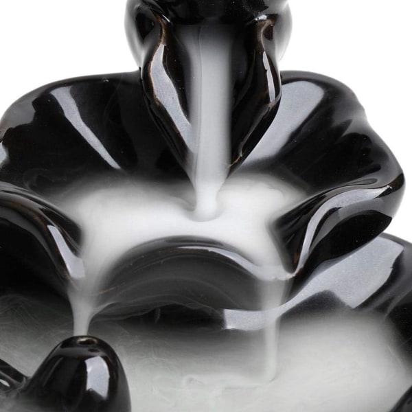 Røgelsebrænder, Lotus Tilbageflow Røgelseholder Keramisk Kar Koner Sticks Porcelænsholder