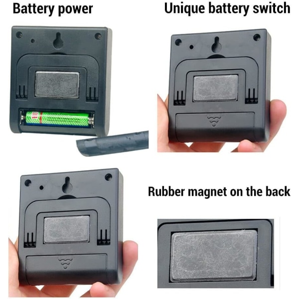 Kök Timer, Digital Kök Timer Magnetisk Nedräknings Kök Timer Rostfritt Stål Timer