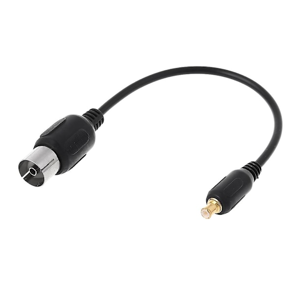 1st 13cm Lång RF Koaxial Adapter Kontakt Kabel TV IEC Hona till MCX Hane
