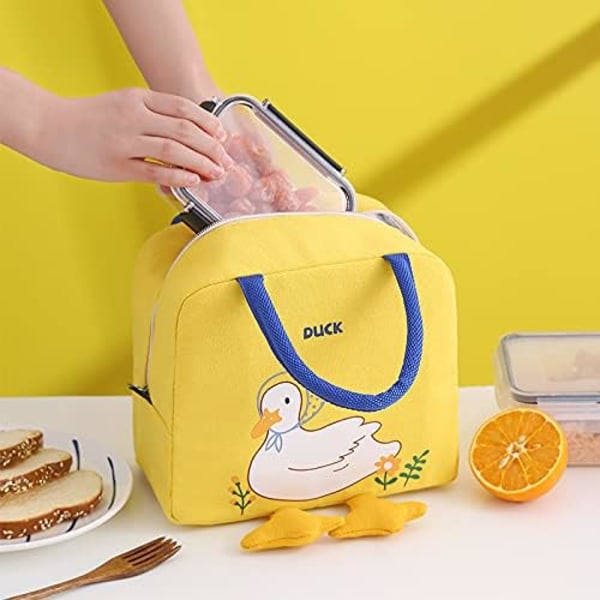 Bento-kassi, Söpö sarjakuva lounaskassi, Muodikas lounaskassi, Säilytyslämpökassi, Kangaslounaskassi