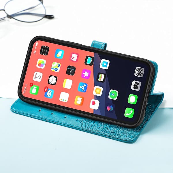 Flip-deksel med kortholder kompatibel med iPhone 13