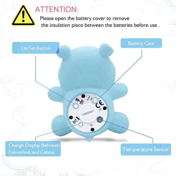 Baby badetermometer Baby Safe flytende badetermometer badeleke