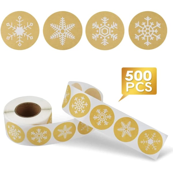 Julklistermärken, julklistermärken Kuvertklistermärken Familjeklassrum Nyårspresenter klistermärken 500 st per rulle