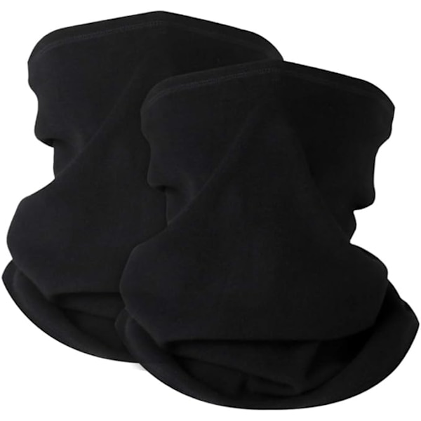 Vinterhalsvärmare Fleece Vindtät Halsduk Snood för Män Kvinnor Kallt Väder Ansiktsscarf Huvudbonad för Skidåkning Löpning Cykling