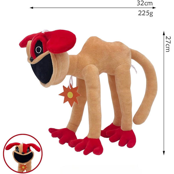 Leende plyschdjur Critters Dogday, CatNap plyschleende kudde serie figur tryckavlastning plyschdocka presenter (30cm Dogday)
