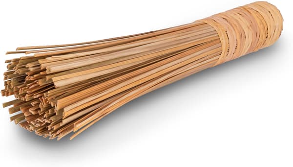 Bambuinen wokkipannun puhdistusharja, 30 cm pitkä