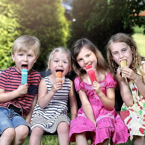 Engangs ispindeforme poser | til sunde snacks, yoghurtpinde, ispinde | Leveres med en tragt