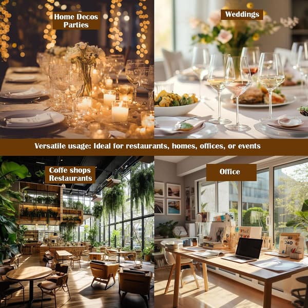 Flat Kvadratisk Serviettholder med Hendel for Kjøkken Restaurant Fest