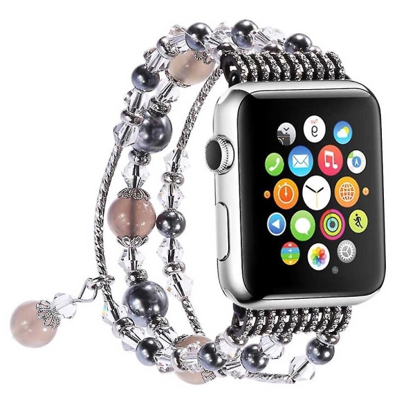 Band Compatible with Apple Watch, Handmade Agate Bracelet Replacement