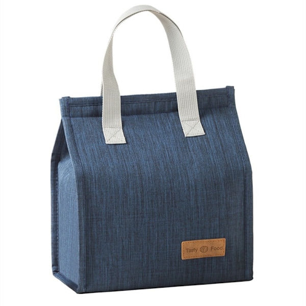 Matboks for jenter, søt gjenbrukbar isolert matboks for jenter, kvinner, skole, barnehage Navy blue