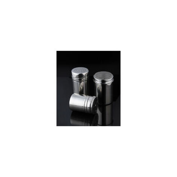 Stor sprinkler 6,8x12,5cm, rustfrit stål, sølv/hvid, 12,5 x 6,8 x 6,8 cm