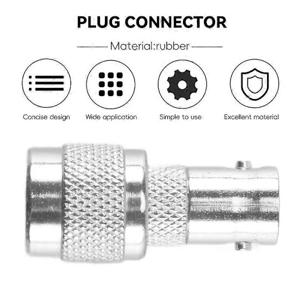TNC hannplugg til BNC kontakt Hunn M / F Koaksial kontakt RF adapterkabel