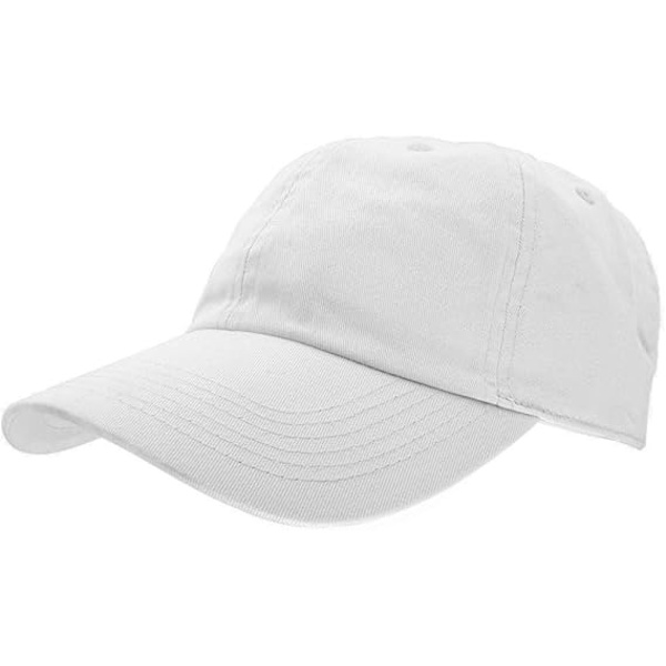 Baseball Cap Dad Hat Bomulds Polo Style Plain Blank Justerbar Størrelse