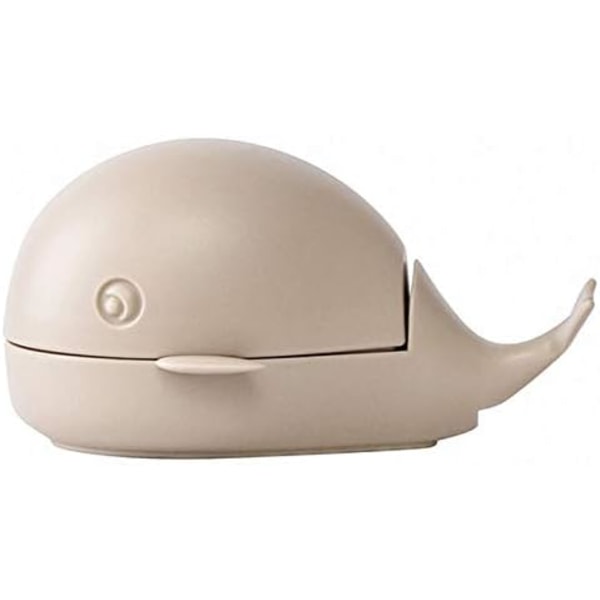 Shoe Brush Cleaning Brush Little Whale Laundry Brush Cute Household Cleaning Shoe Brush Soft Hair Small Brush -Beige