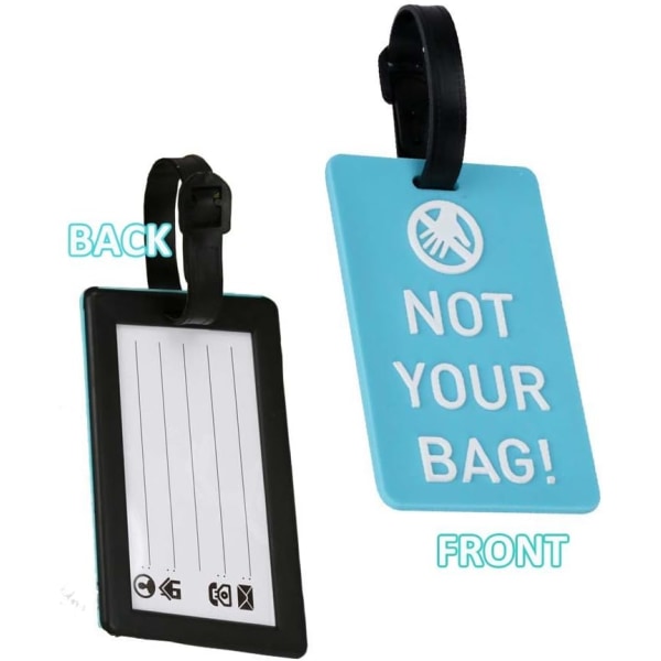 Dejlige Bagagemærker PVC Kuffert Bagagemærker Kortholder/Rejse-ID Taskemærke