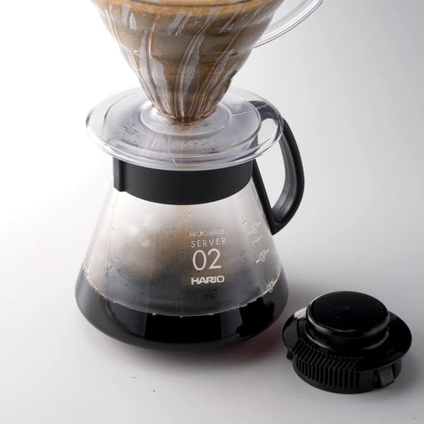 600 ml Cafetière Range Server l, Lasi, Musta, 2 Kupin