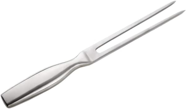 1 stk. Stegegaffel i rustfrit stål, udskæringsgaffel 27 cm